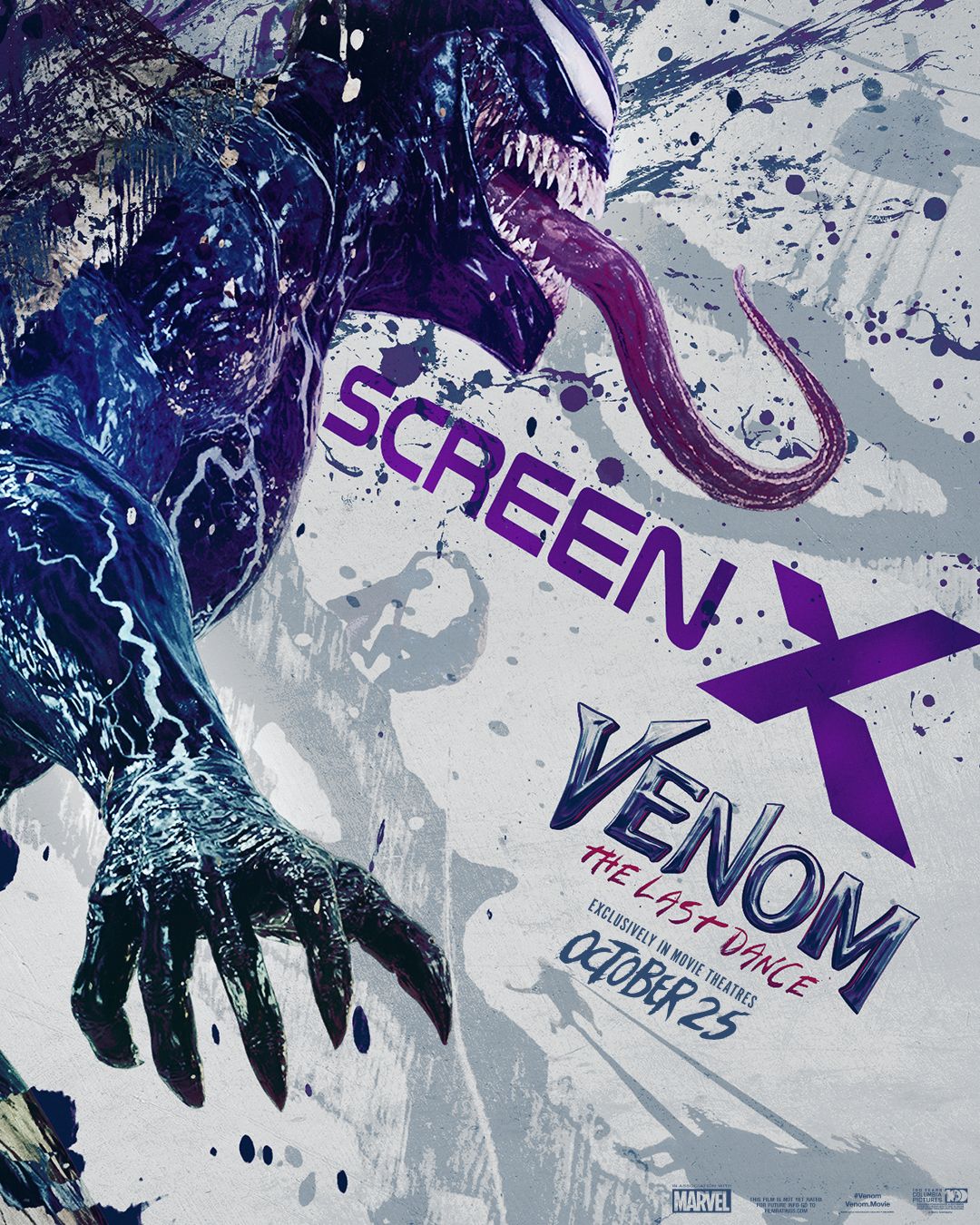 Venom atrapa el logotipo de Dolby en Venom: The Last Dance Póster