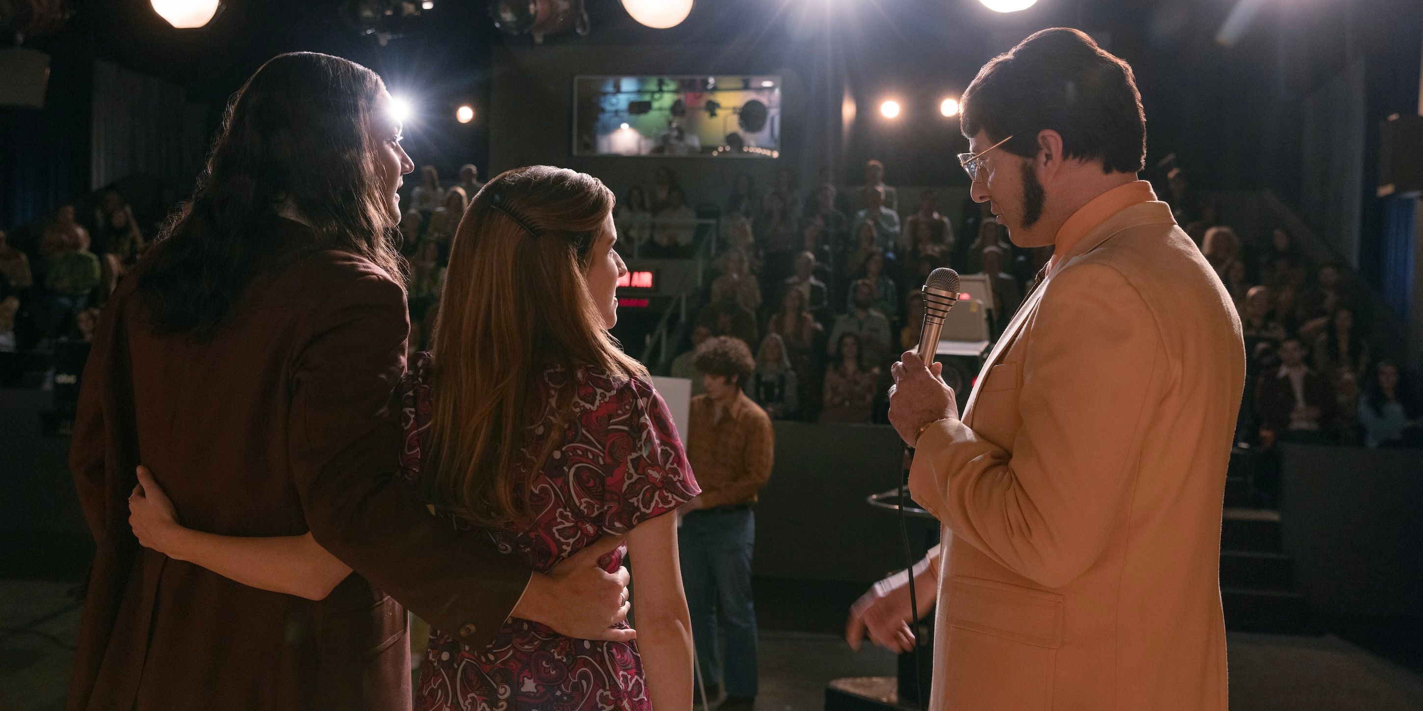 Rodney Alcala (Daniel Zovatto), Sheryl (Anna Kendrick) and Ed Burke (Tony Hale) in 