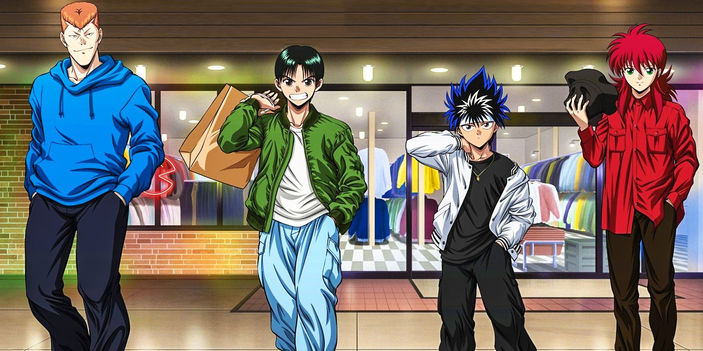 Yu Yu Hakusho Goes '90s Vintage in New Anime Artwork Reveal