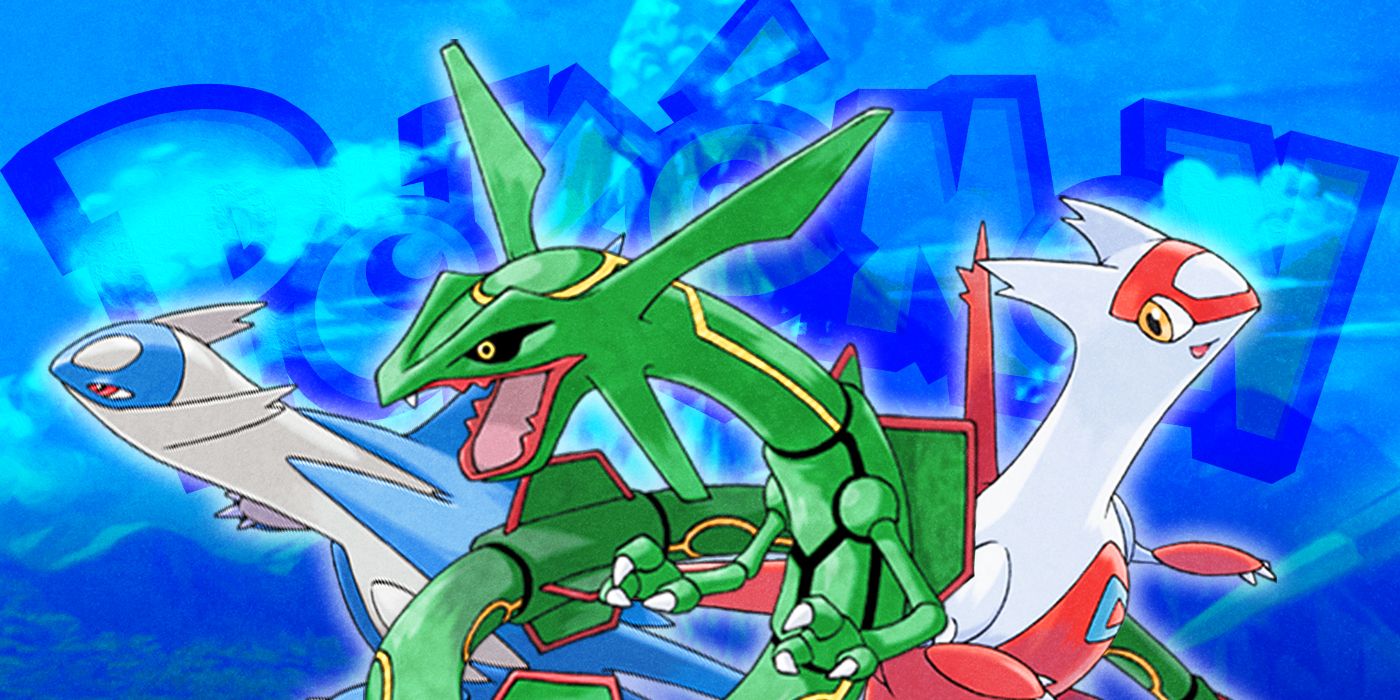 Latios, Rayquaza and Latias from Pokémon