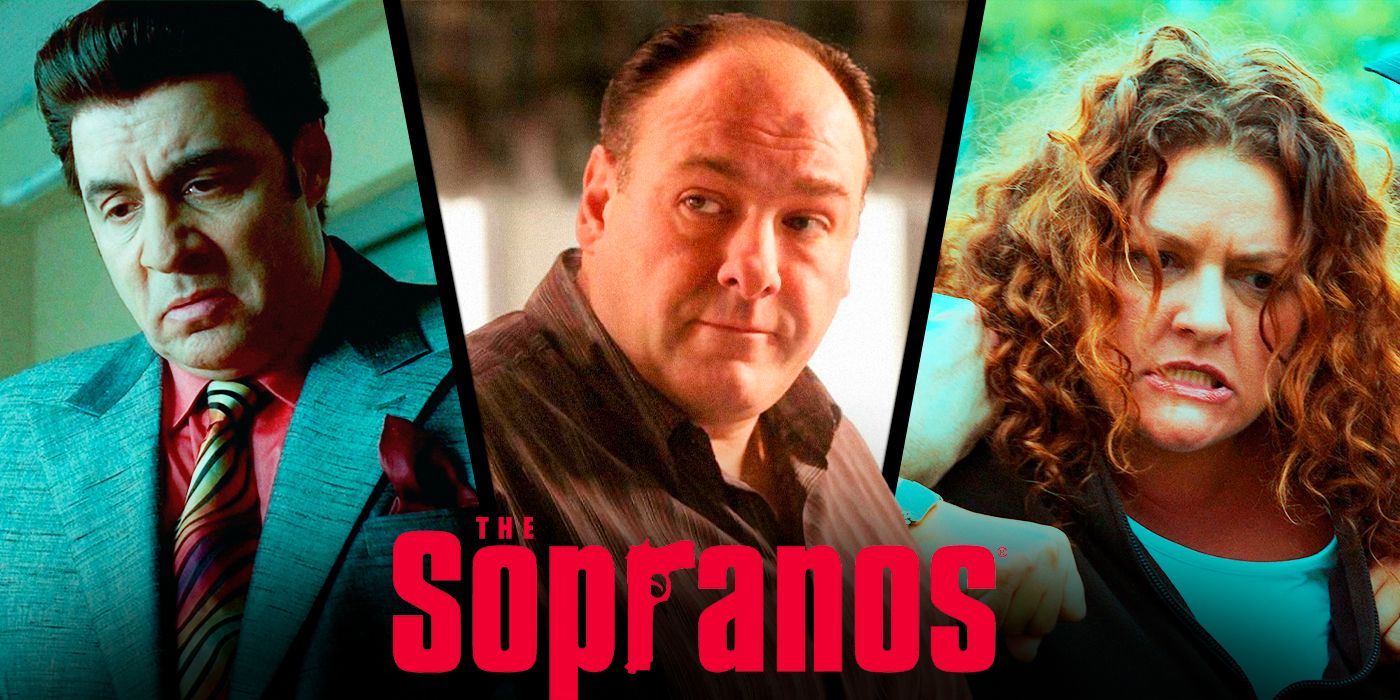 Tony Soprano, Janice Soprano y Silvio Dante de la serie de TV