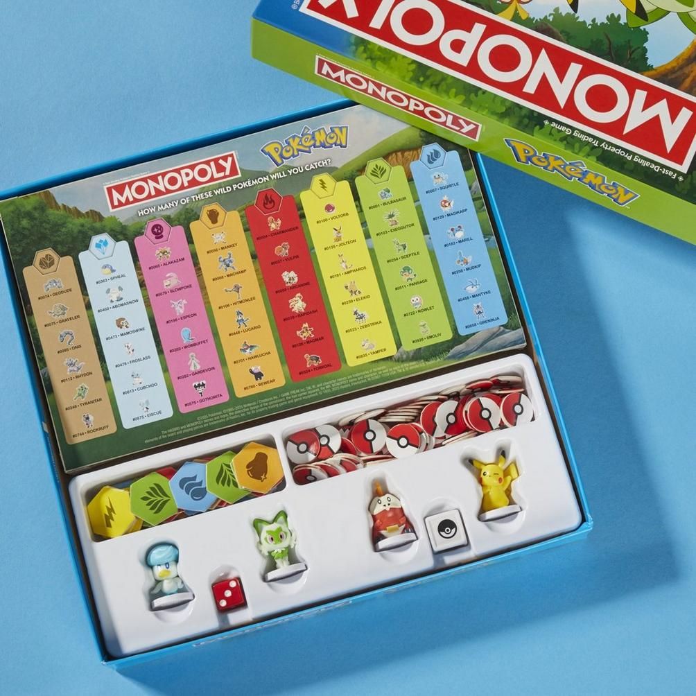 Monopoly's New Pokmon Edition Challenges Gamers to Pick Their Starter & Catch 'Em All