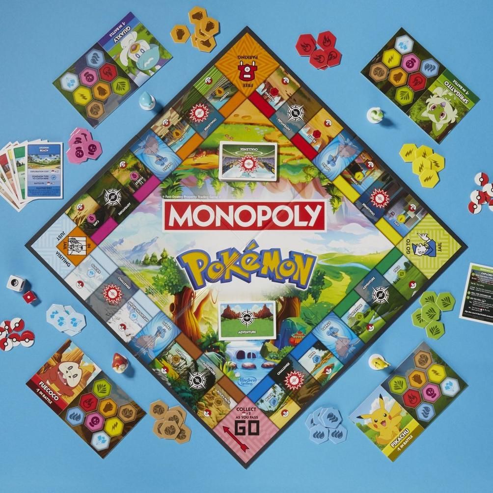 Monopoly's New Pokmon Edition Challenges Gamers to Pick Their Starter & Catch 'Em All