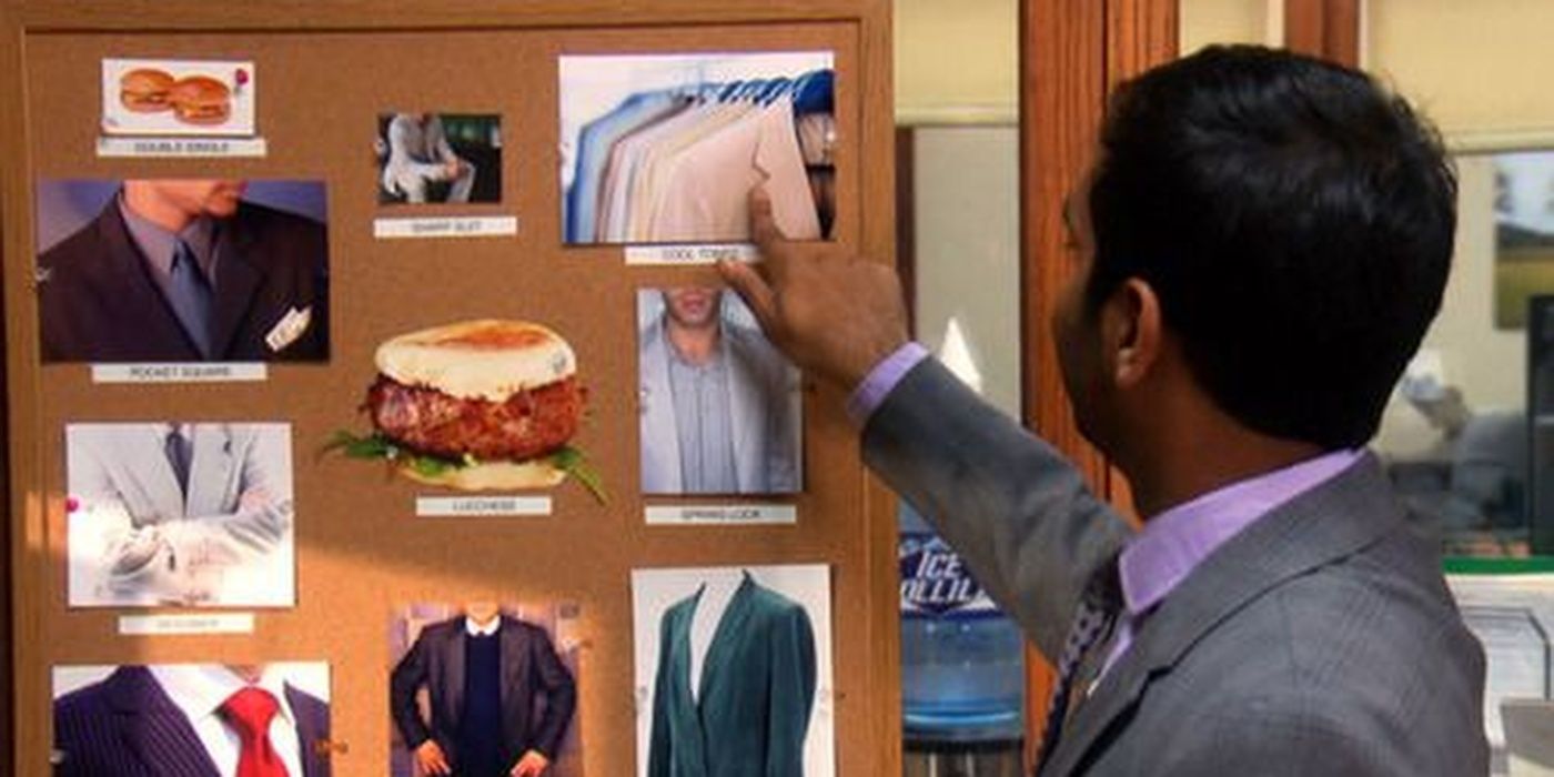 Painel do Pinterest de Tom Haverford em Parks and Rec