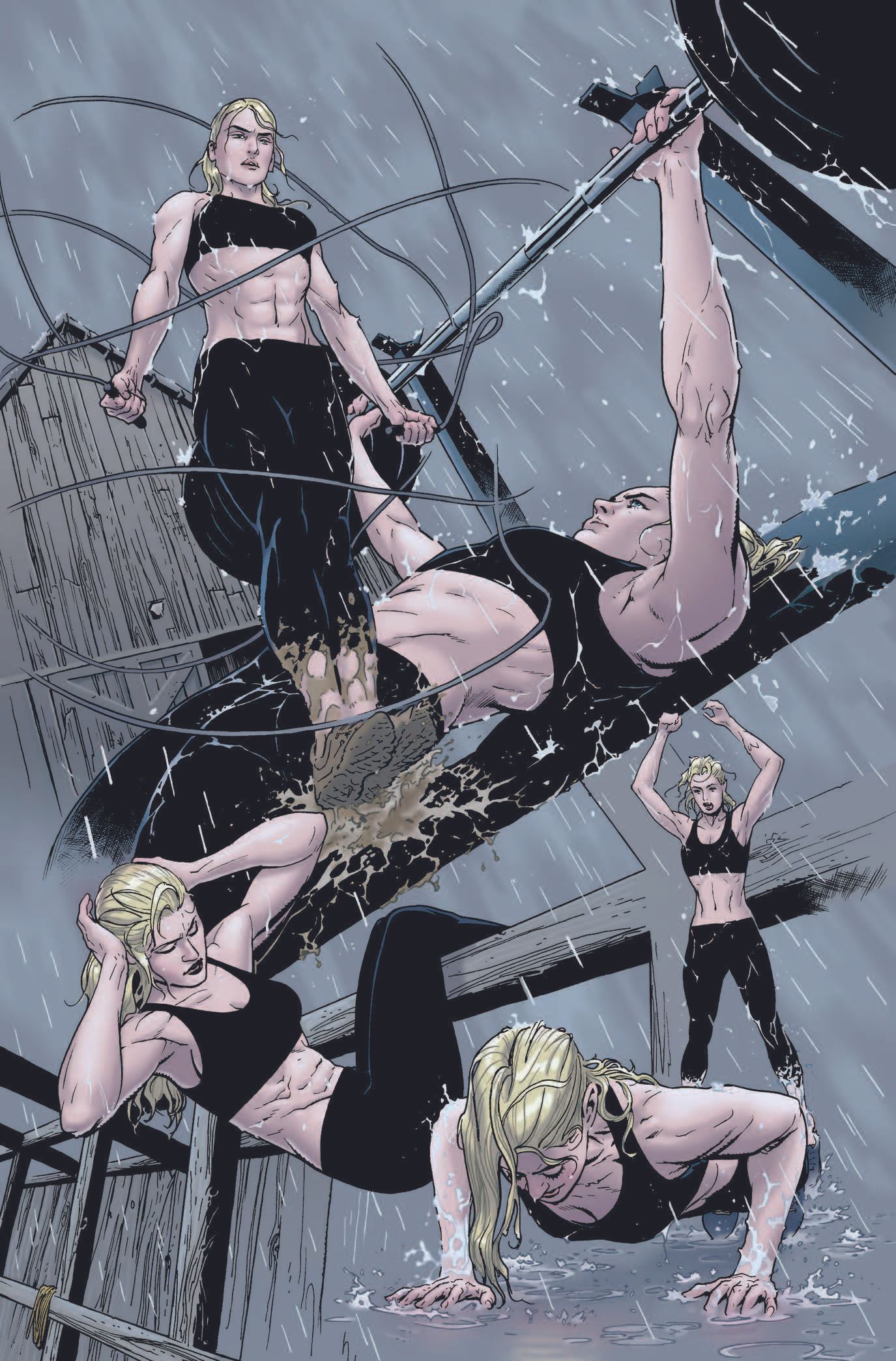 "¿Podemos luchar sin poderes y aumentar las apuestas a través del carácter?": Tom King y Ryan Sook en Black Canary: Lo mejor de lo mejor