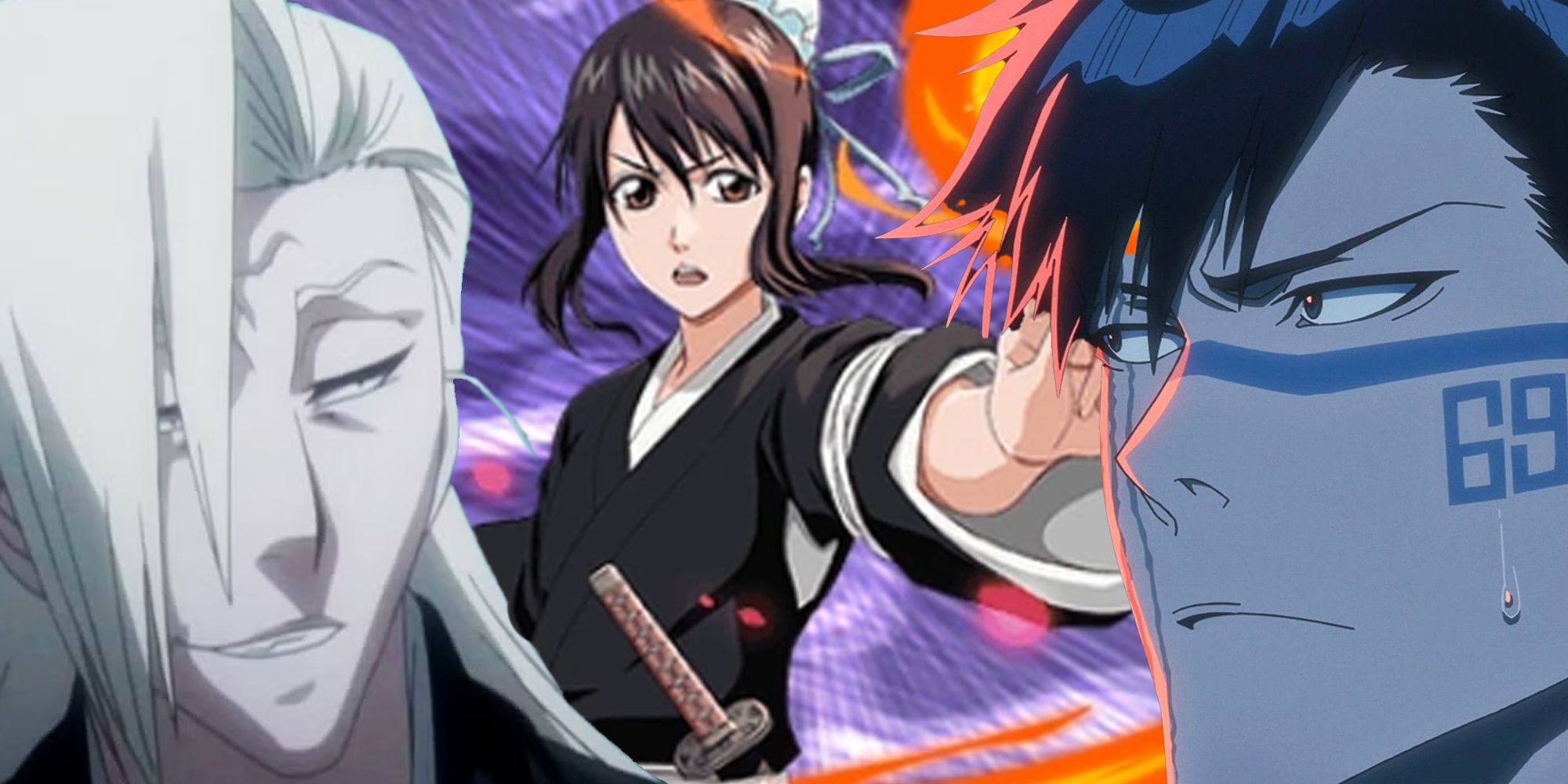 Bleach weak characters feature with hisagi, momo and Izuru