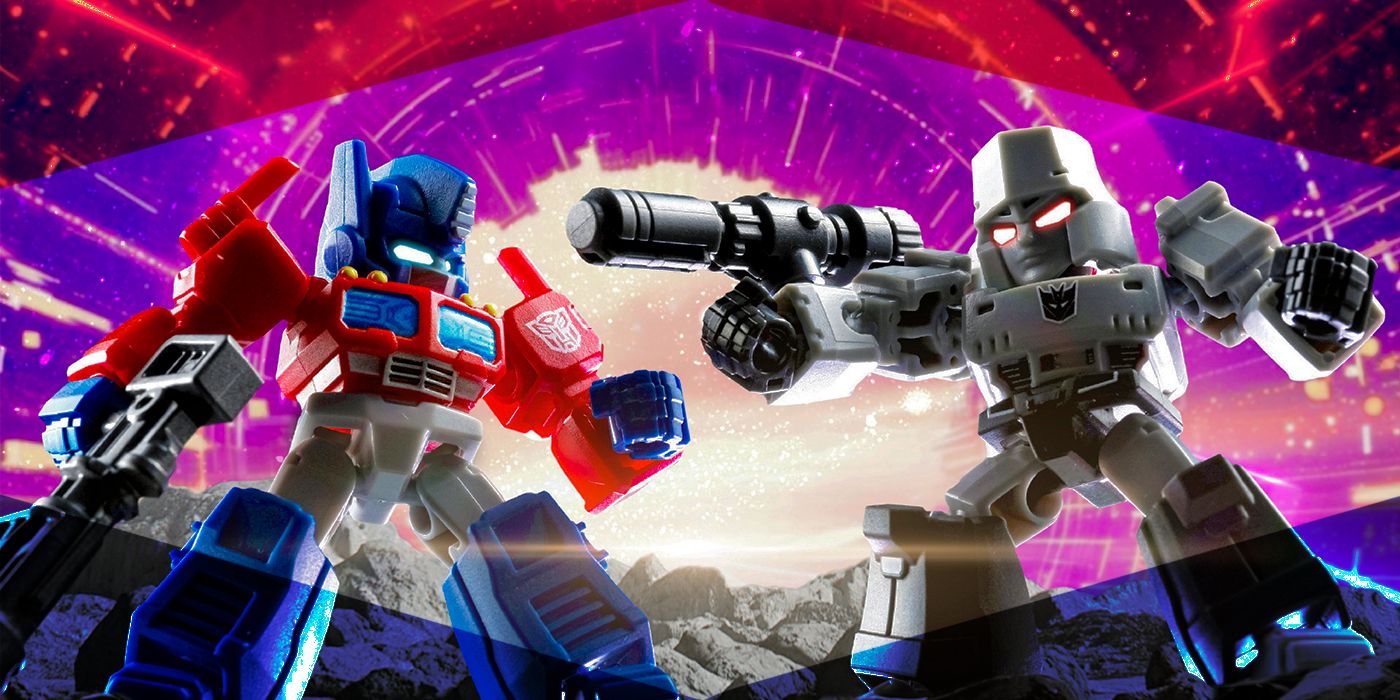 Optimus Prime and Megatron's Star Edition Blokees Transformers figures