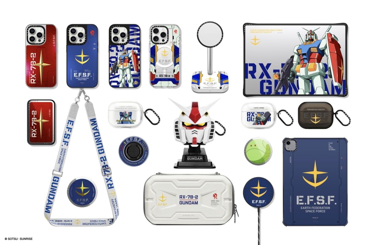 Gundam Roars to Life in New Worldwide CASETiFY Tech Accessory Release