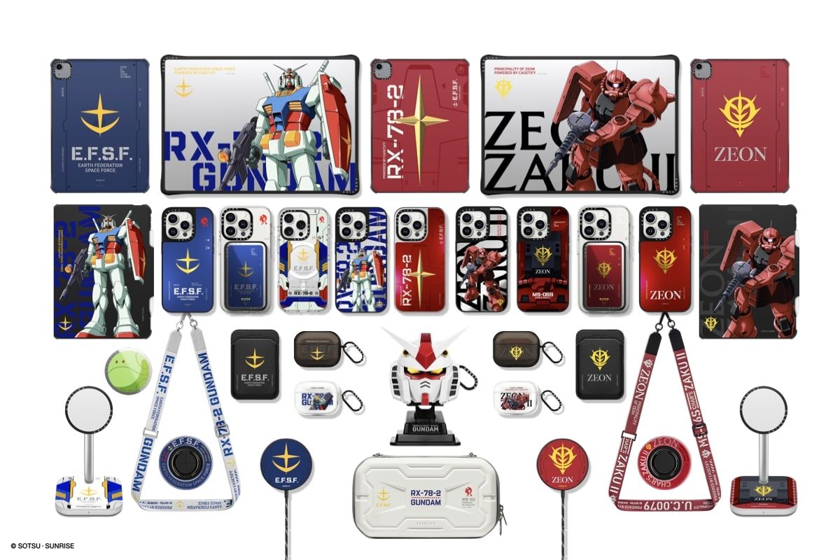 Gundam Roars to Life in New Worldwide CASETiFY Tech Accessory Release