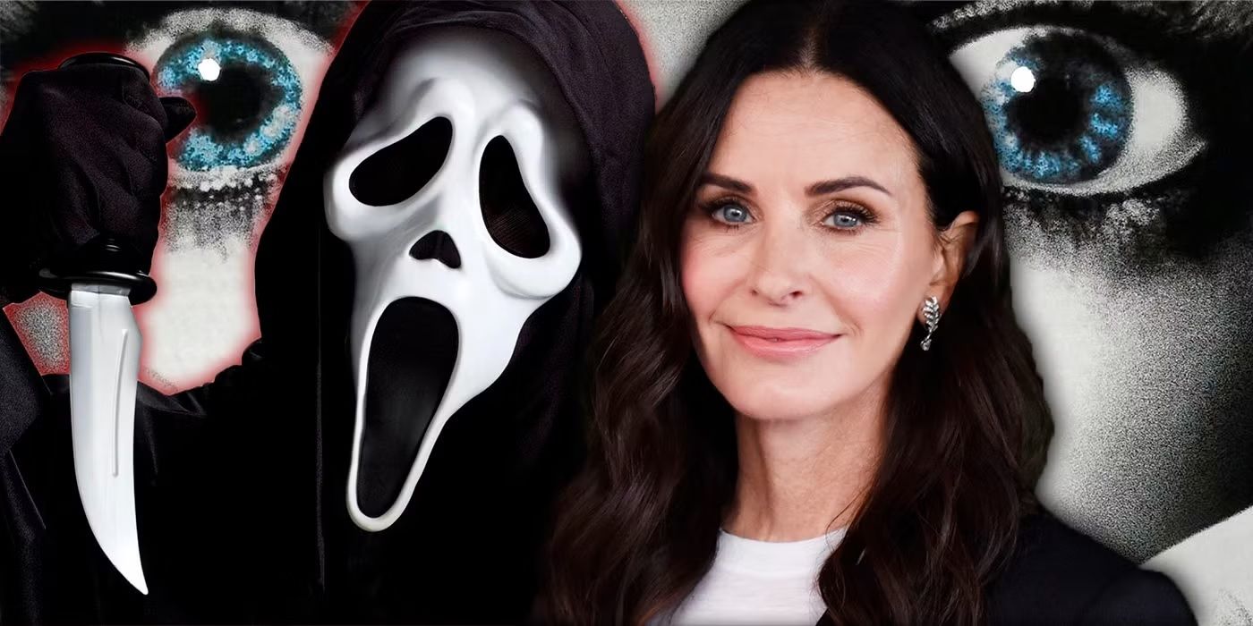 Courteney Cox recrea el personaje de Scream para Halloween (con un toque adorable)