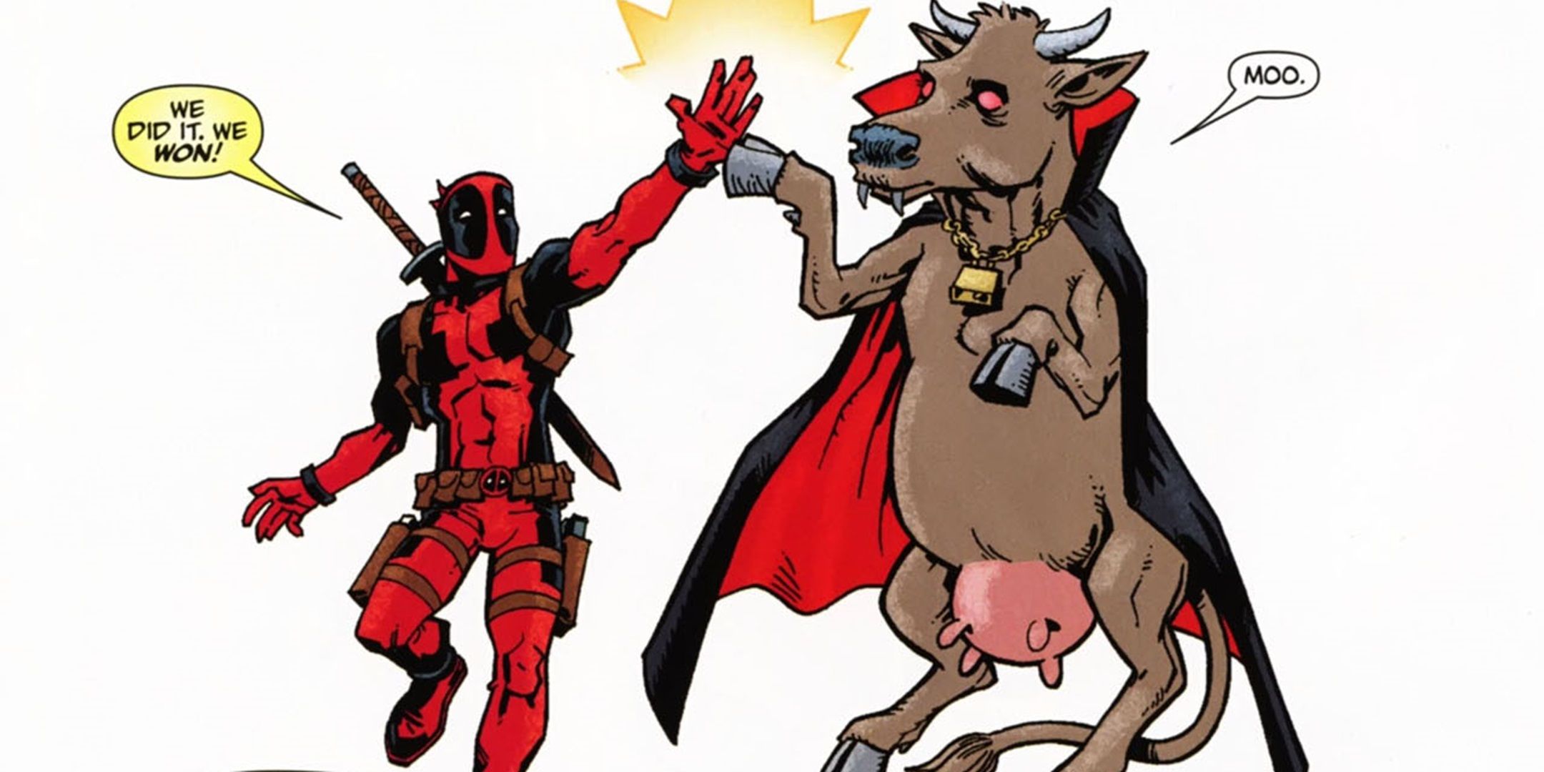 Deadpool e Hellcow se unem