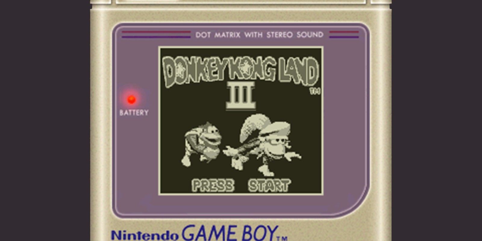 Donkey Kong Land III title screen