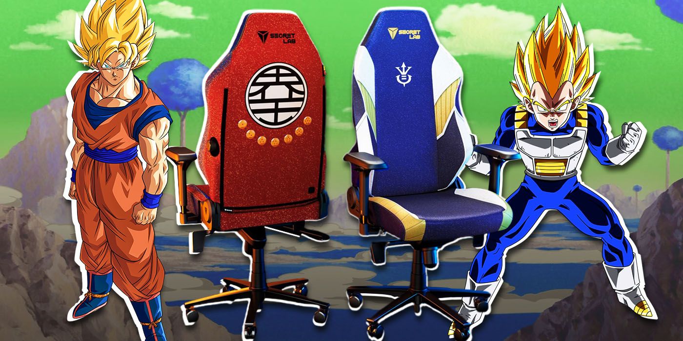 Dragon Ball's Goku & Vegeta Get New Secretlab Gaming Chair Sleeves for 40th Anniversary Release