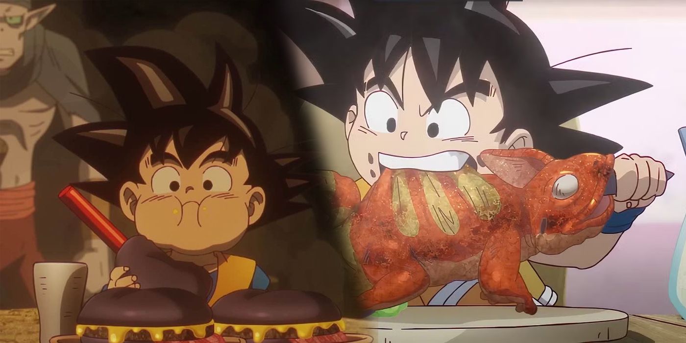 Cada comida y bebida que come Goku en Dragon Ball DAIMA