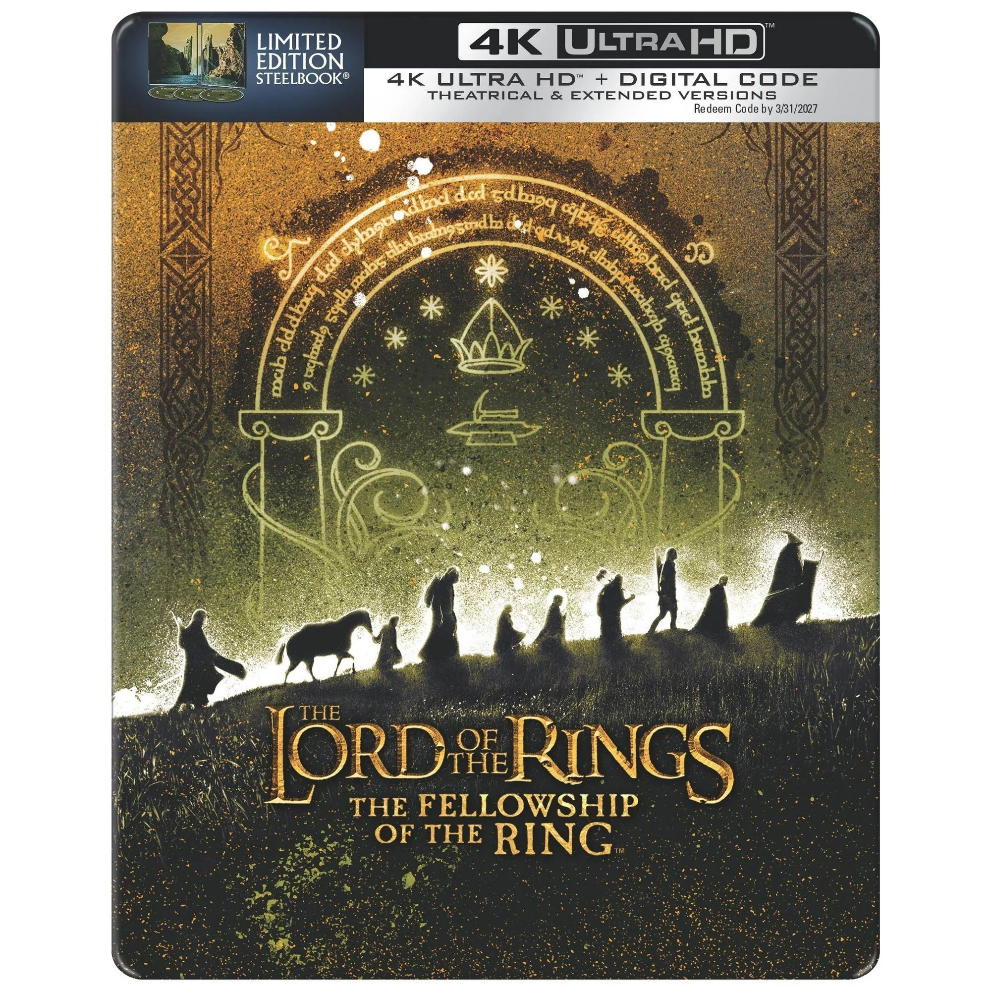 Peter Jackson's Lord of the Rings: The Fellowship of the Ring Gets New Standalone Steelbook