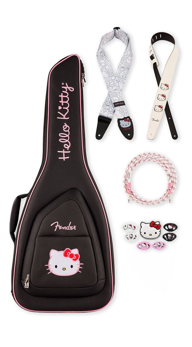 Sanrio y Fender se unen para el lanzamiento oficial de la guitarra del 50 aniversario de Hello Kitty