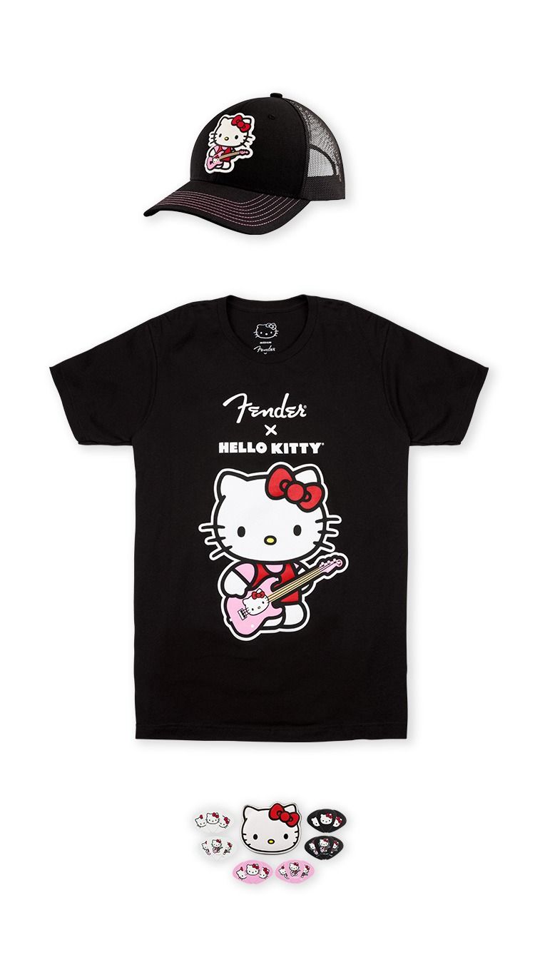 Sanrio y Fender se unen para el lanzamiento oficial de la guitarra del 50 aniversario de Hello Kitty