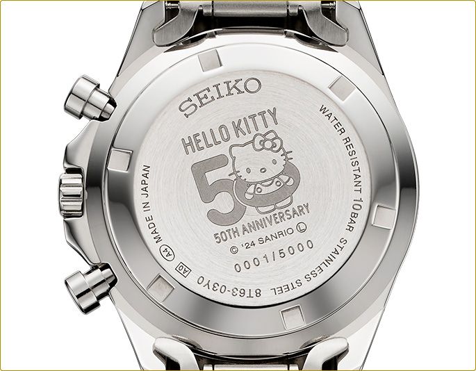 Seiko представляет новые часы Hello Kitty Bullet Train к 50-летнему юбилею