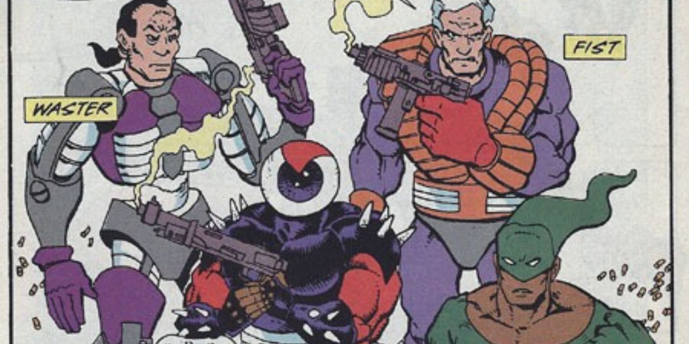 Los villanos de la Banda de los Cuatro de los cómics de TMNT.