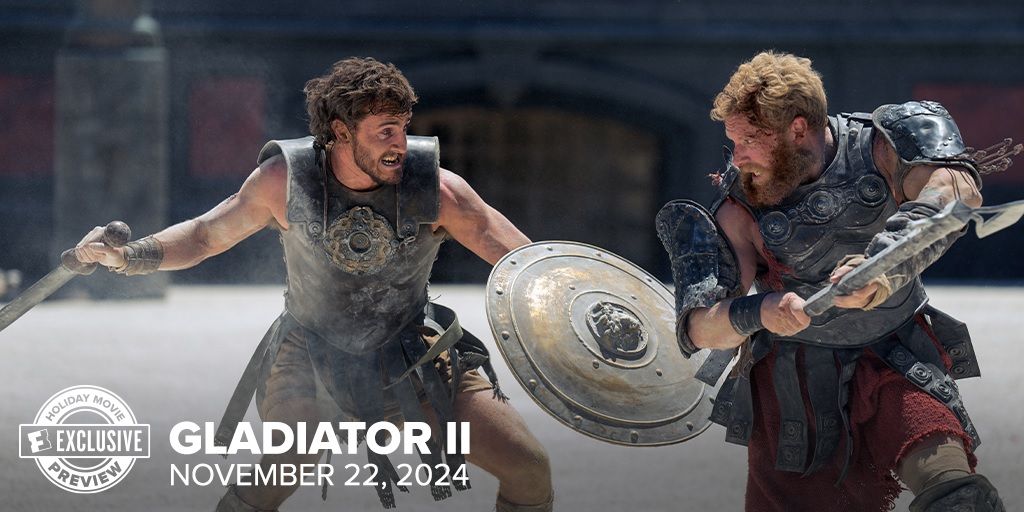 Gladiator II Sneak Peek Reveals New Look at Intense Colosseum Battle