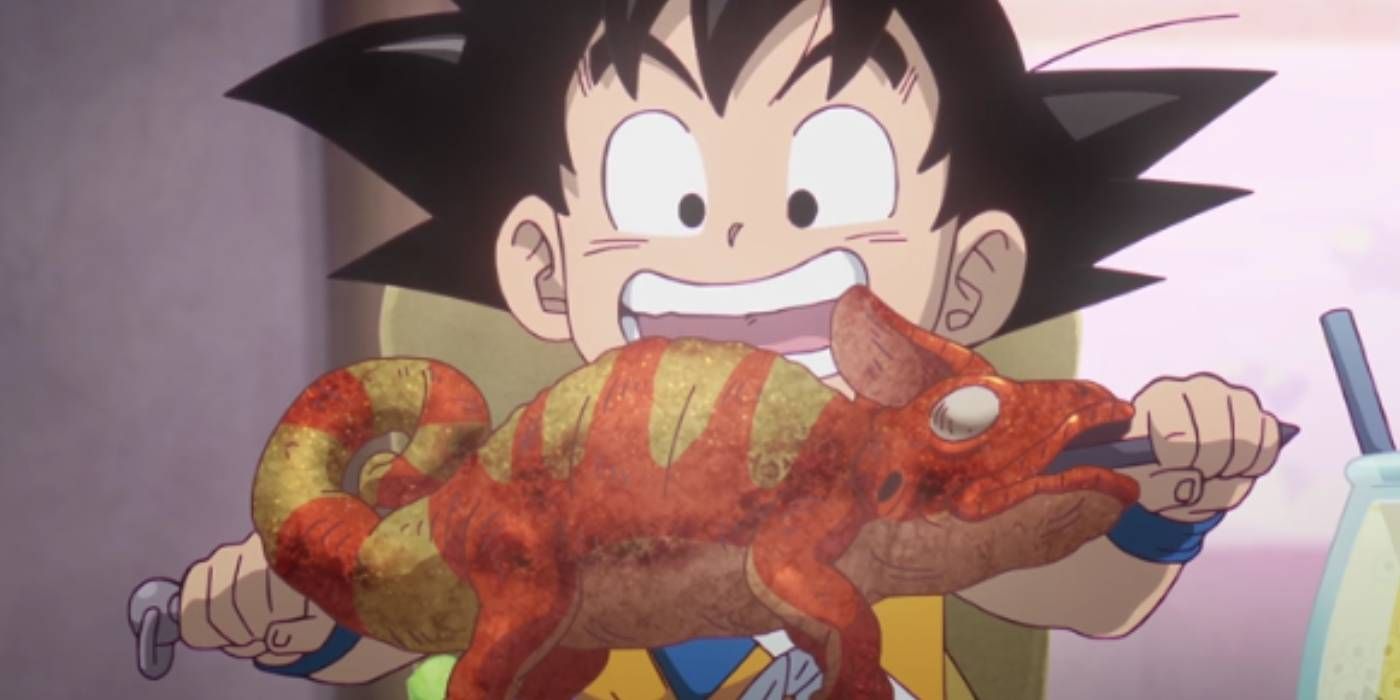 Cada comida y bebida que come Goku en Dragon Ball DAIMA