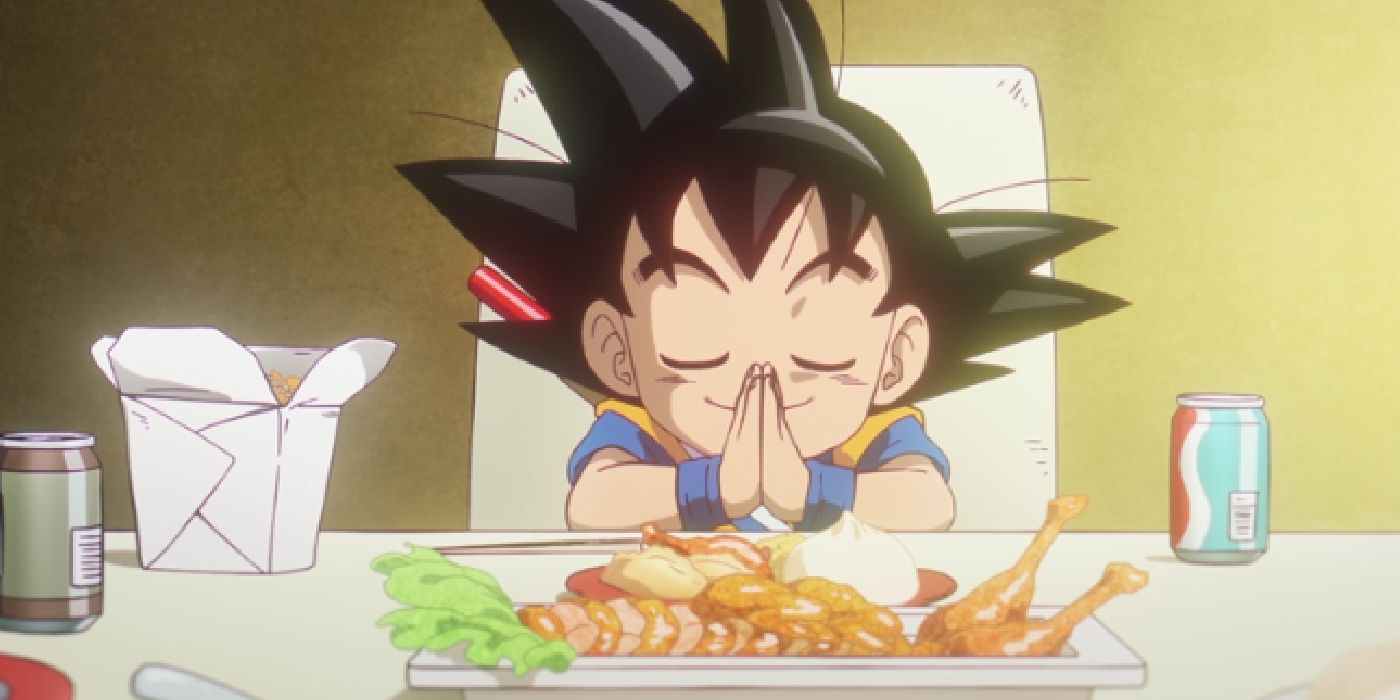 Cada comida y bebida que come Goku en Dragon Ball DAIMA