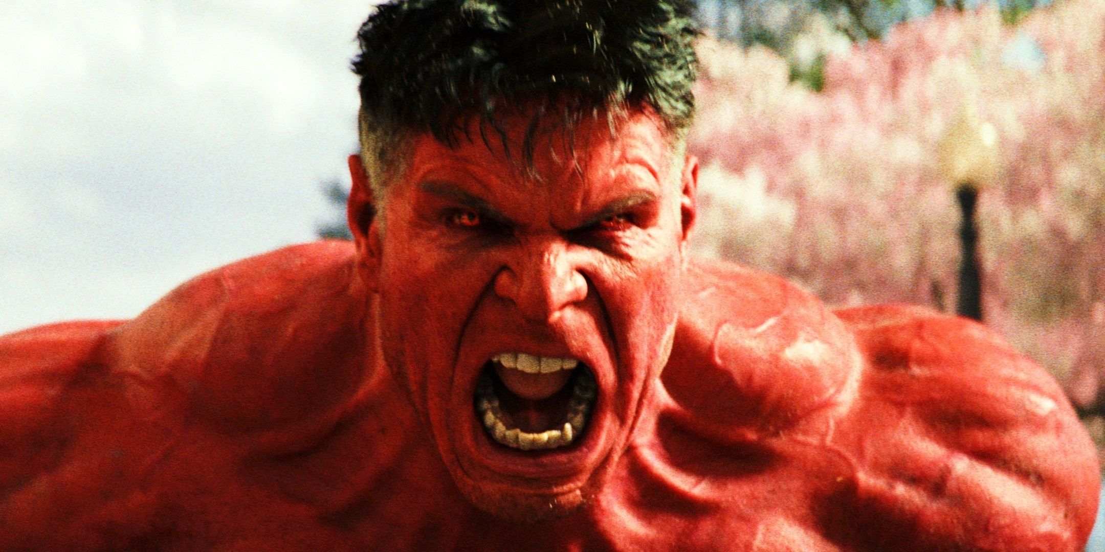 Red Hulk (Harrison Ford) screams in Captain America: Brave New World