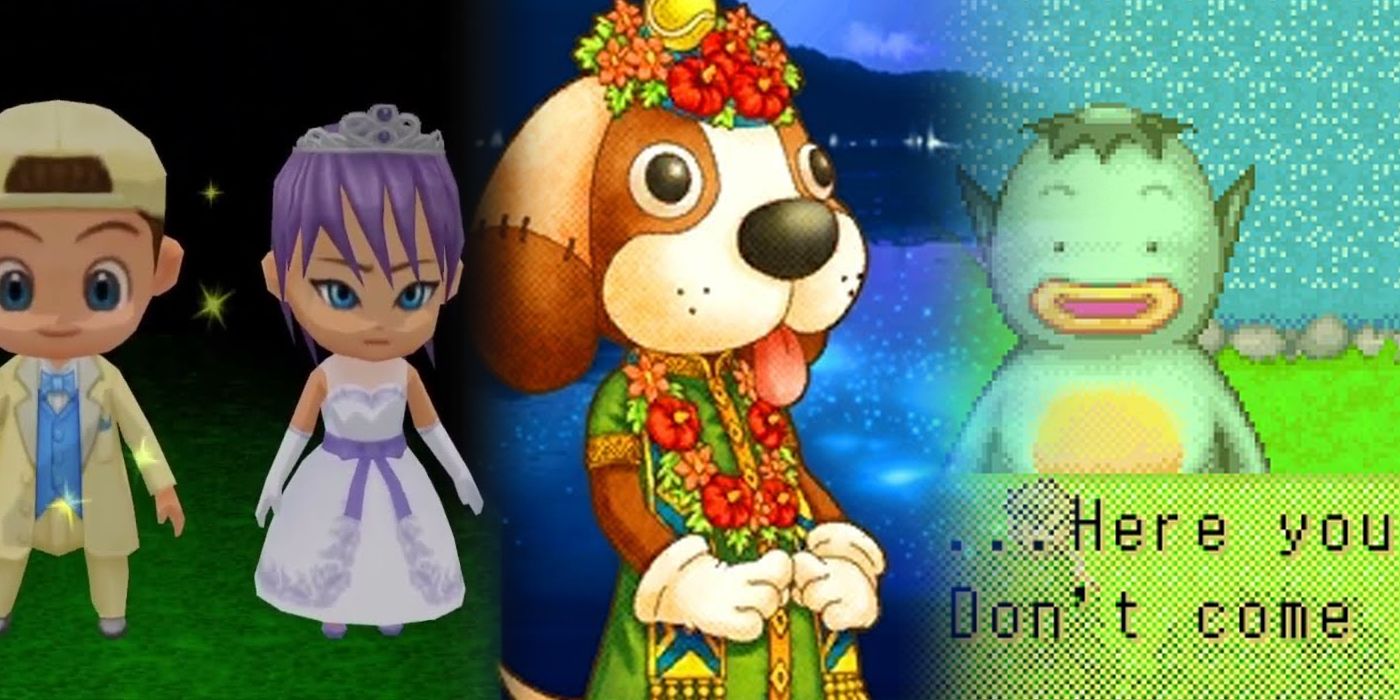 Las 10 opciones románticas más extrañas de la serie Story of Seasons, clasificadas