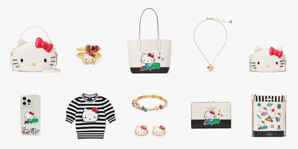 Hello Kitty и Kate Spade New York представляют роскошную модную коллекцию для глобального зимнего релиза