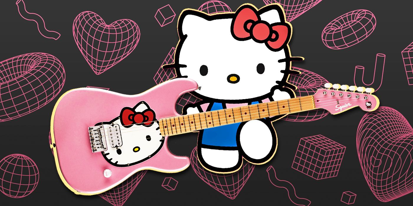 Sanrio y Fender se unen para el lanzamiento oficial de la guitarra del 50 aniversario de Hello Kitty