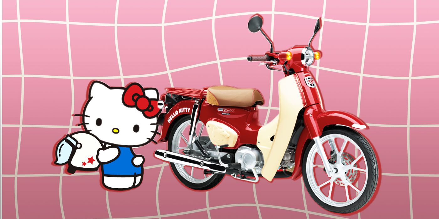 Hello Kitty & Honda Release Real Limited-Edition Motorbikes for 50th ...