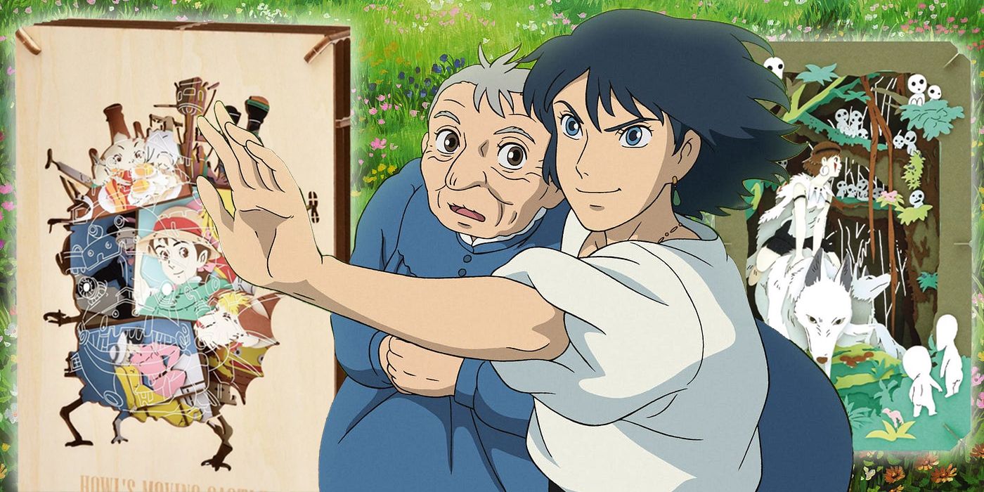 Studio Ghibli revela sus incorporaciones a la serie 'Paper Theatre' de Howl's Moving Castle y la nueva princesa Mononoke