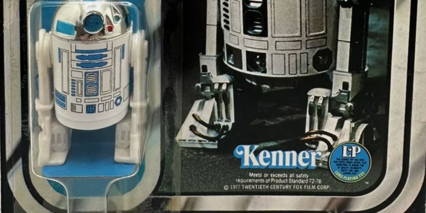 Um close do Kenner R2-D2.