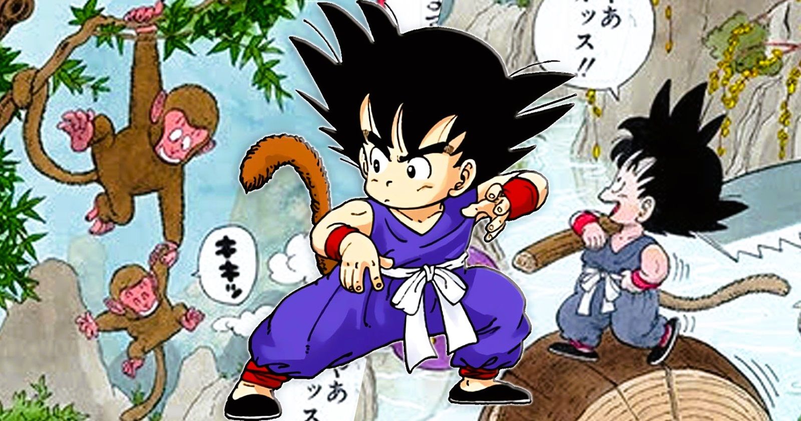 Dragon Ball Reveals Original 40-Year-Old Goku Artwork for Rare Anniversary Release