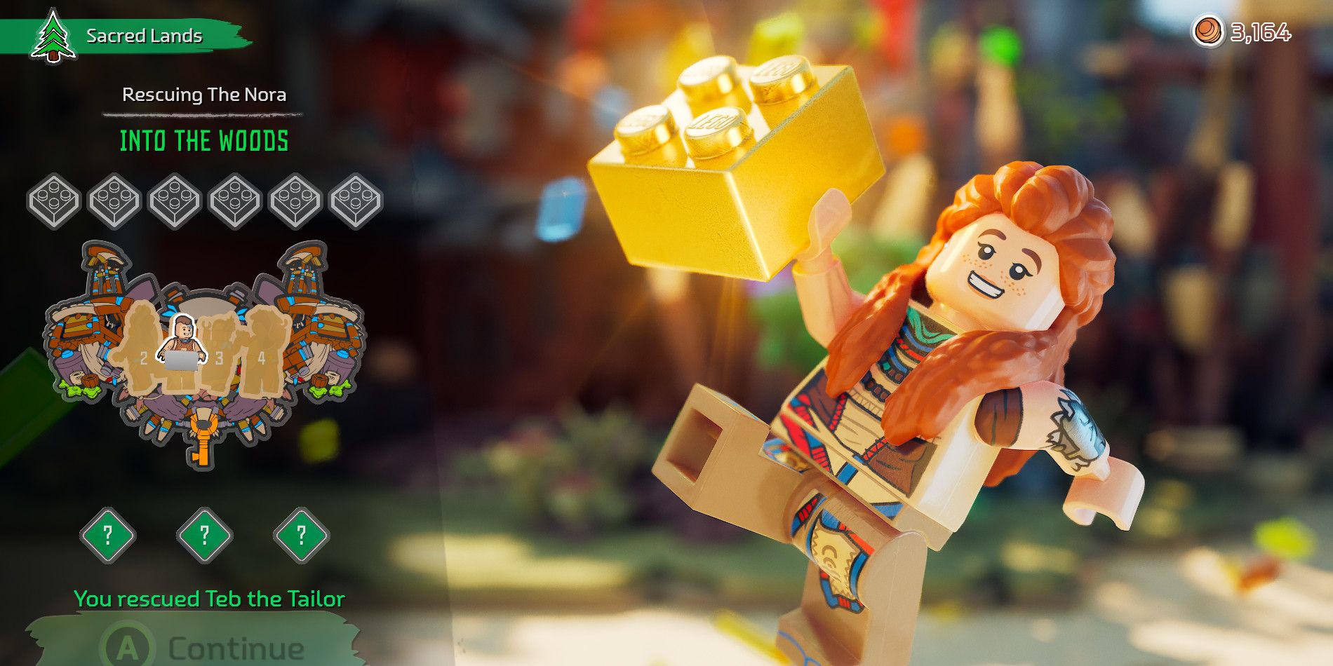 Как работают золотые и красные кирпичи в LEGO Horizon Adventures?