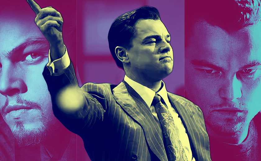 Leonardo Dicaprio is Jordan Belfort, Amsterdam Vallon and Billy Costigan on their respective posters.