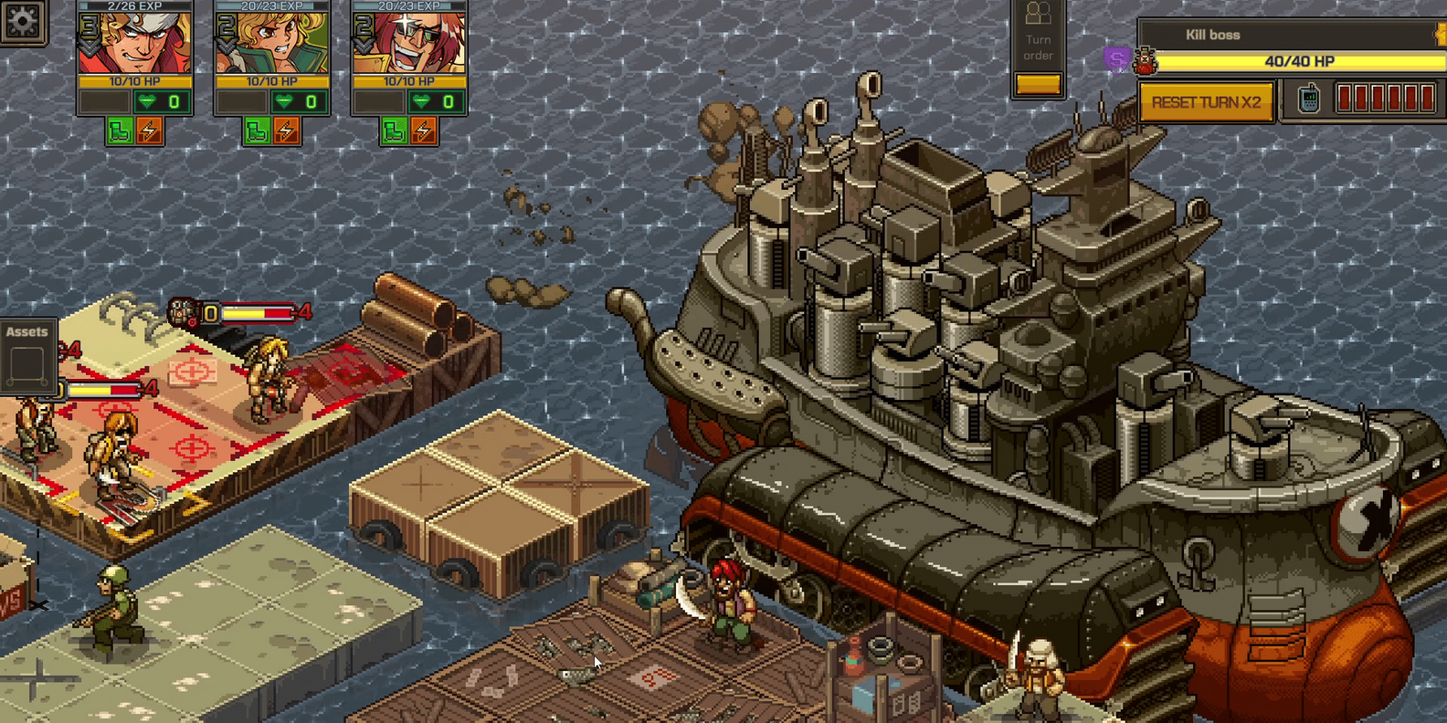 Metal Slug Tactics redefine la acción clásica Run N' Gun en una estrategia Roguelite