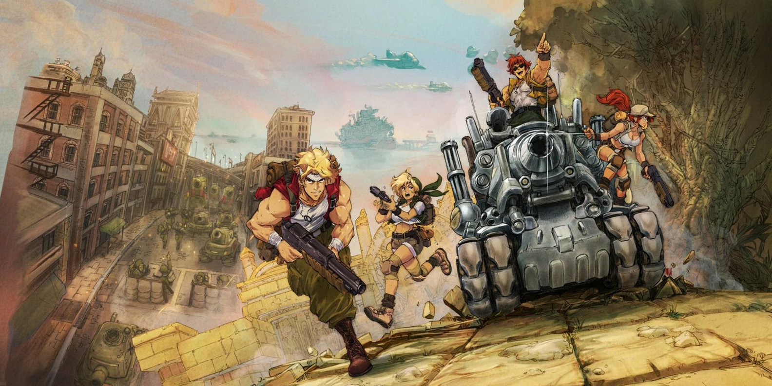 Metal Slug Tactics redefine la acción clásica Run N' Gun en una estrategia Roguelite