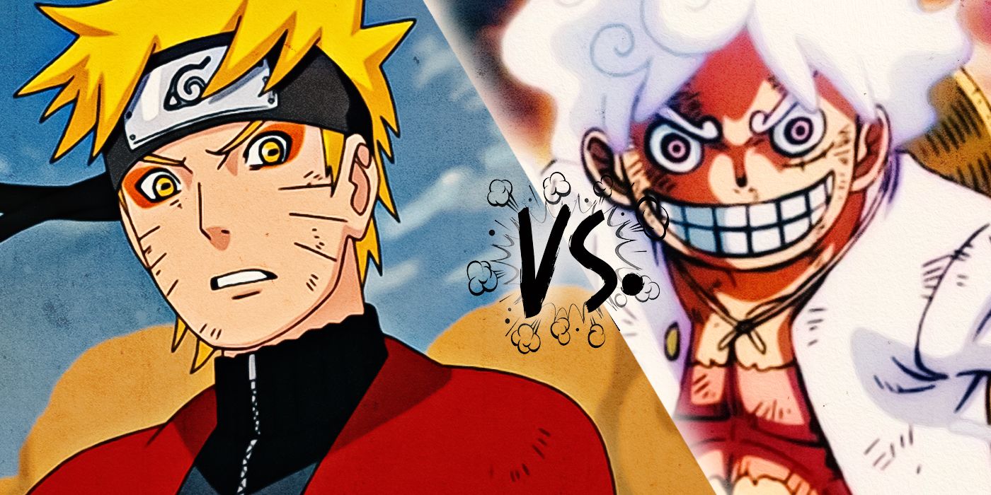 Naruto Sage Mode and Luffy Gear 5