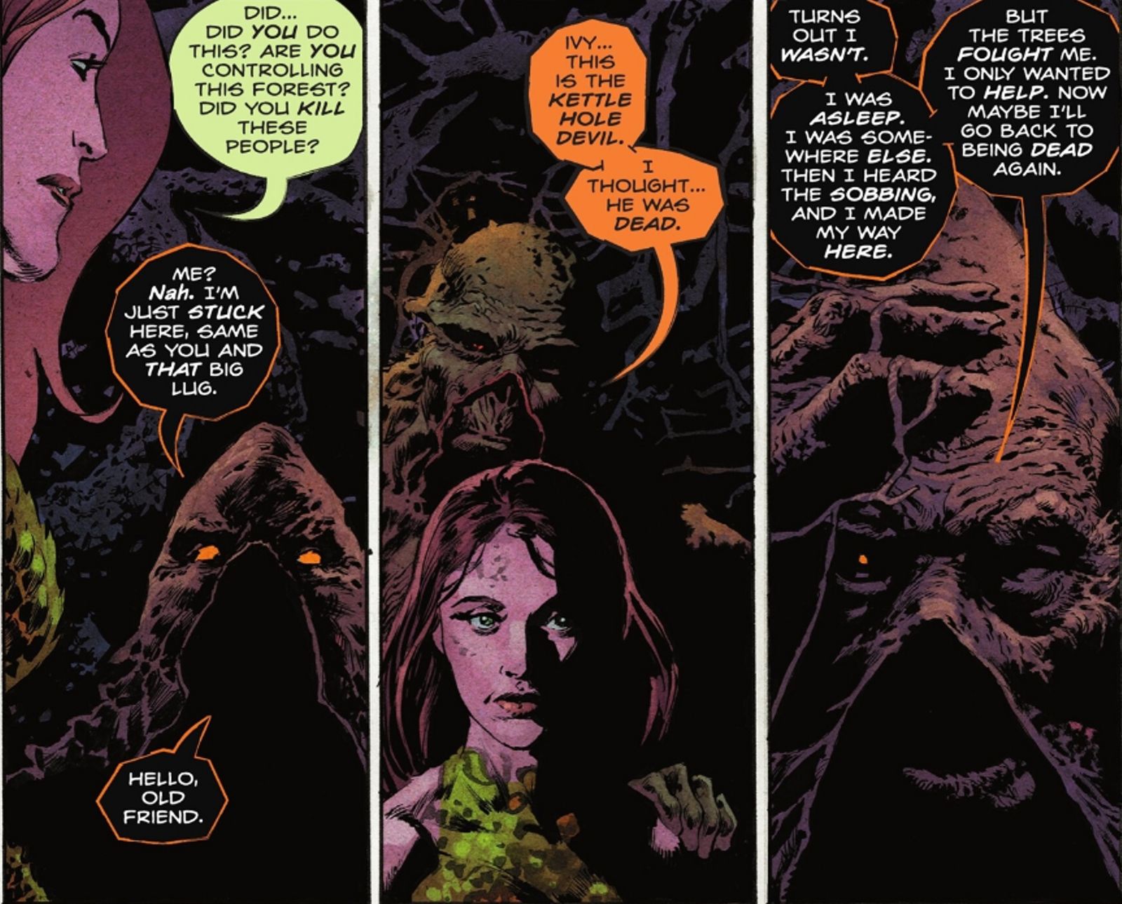 Poison Ivy Swamp Thing Feral Trees 1 p1