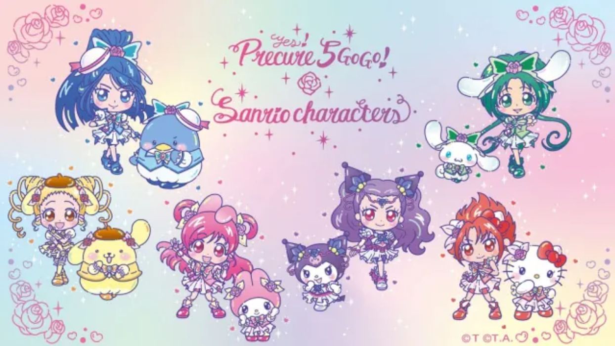 Hello Kitty y sus amigos se unen con el anime de Magical Girl de más larga duración para nuevos coleccionables cruzados