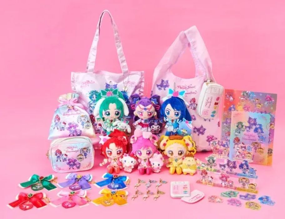 Hello Kitty y sus amigos se unen con el anime de Magical Girl de más larga duración para nuevos coleccionables cruzados