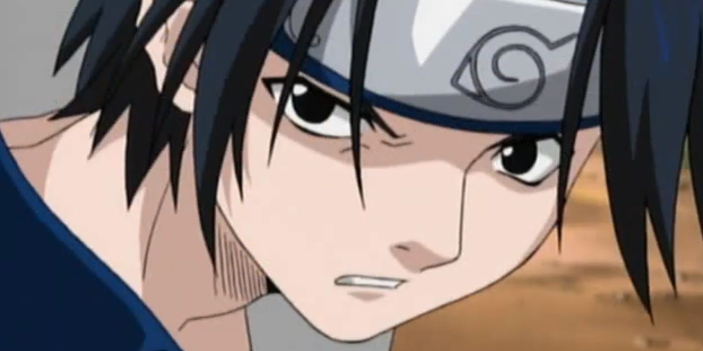 Sasuke Uchiha looks concerned