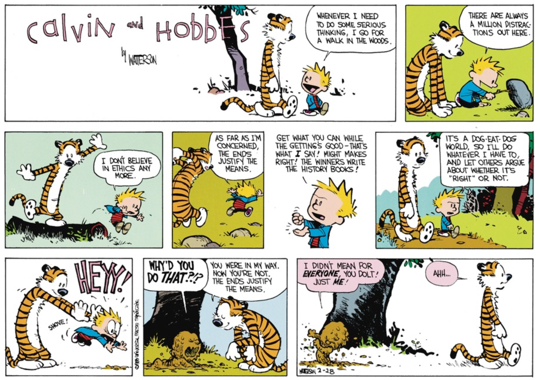 Hobbes Ruins Calvin's Philosophy