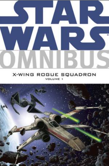 A imagem mostra a capa do X-Wing Rogue Squadron Vol. 1