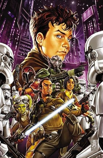 A imagem mostra a capa de Kanan, um omnibus de Star Wars.