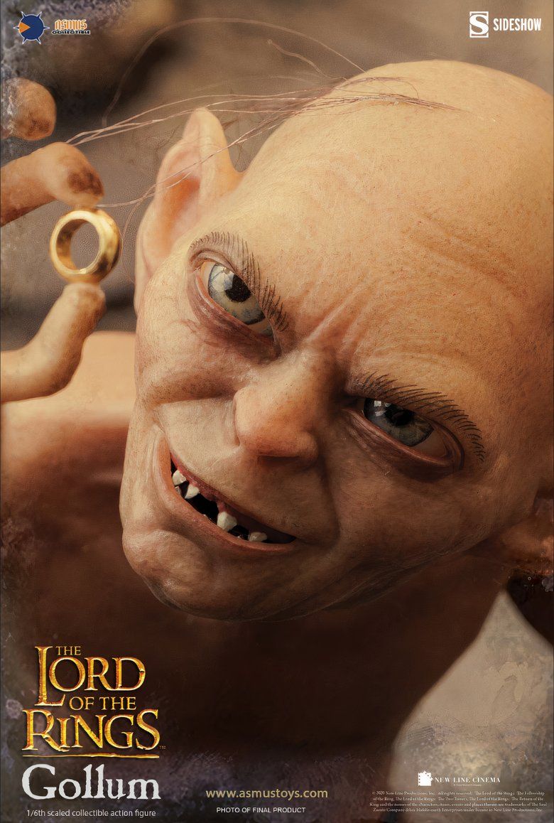 El Señor de los Anillos: Se revelan las figuras realistas de Gollum y Smagol en escala 1/6