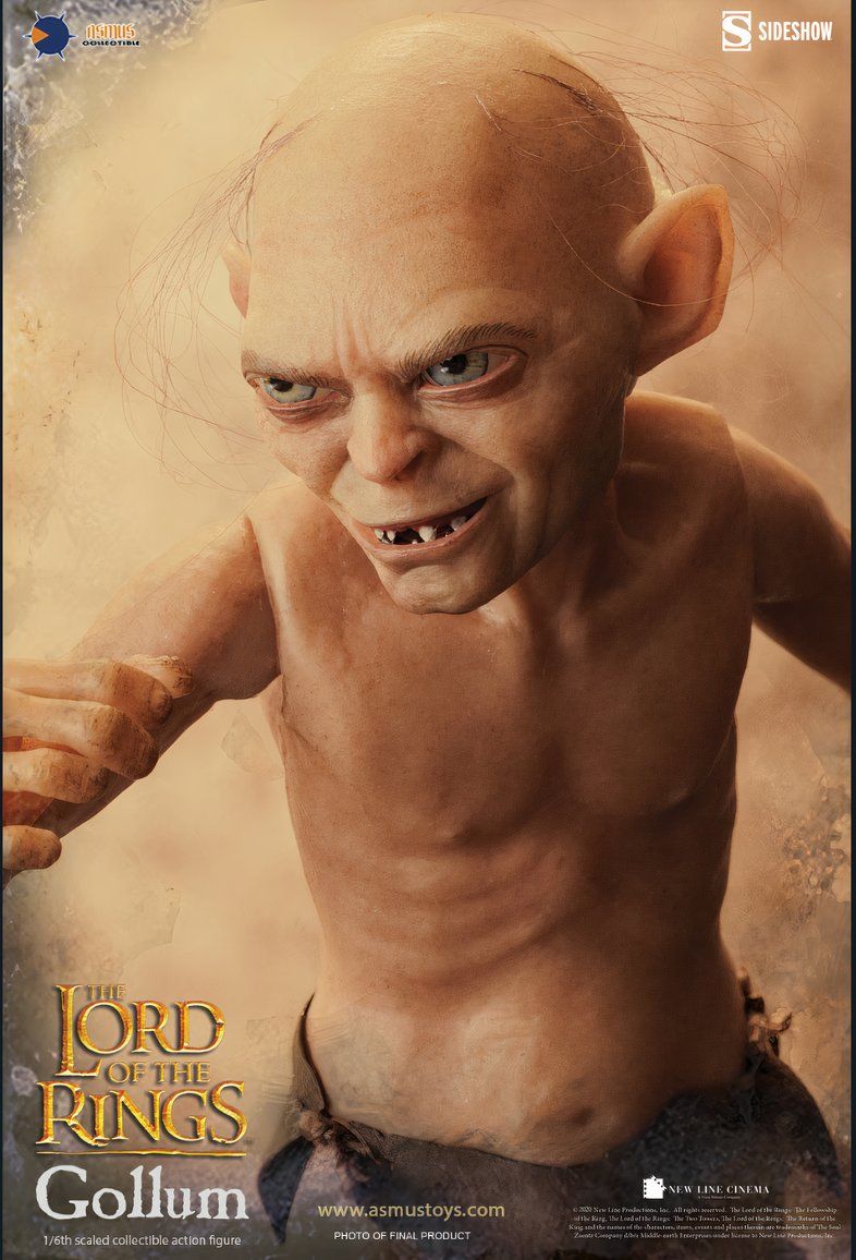 El Señor de los Anillos: Se revelan las figuras realistas de Gollum y Smagol en escala 1/6