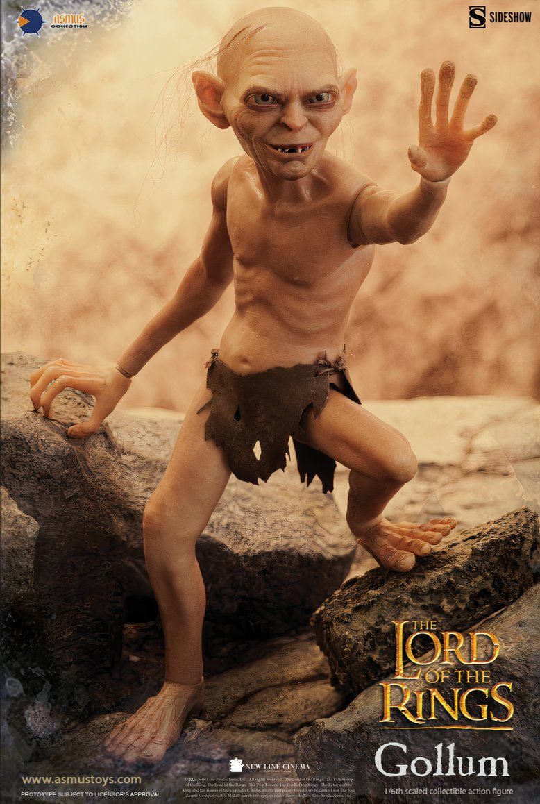 El Señor de los Anillos: Se revelan las figuras realistas de Gollum y Smagol en escala 1/6