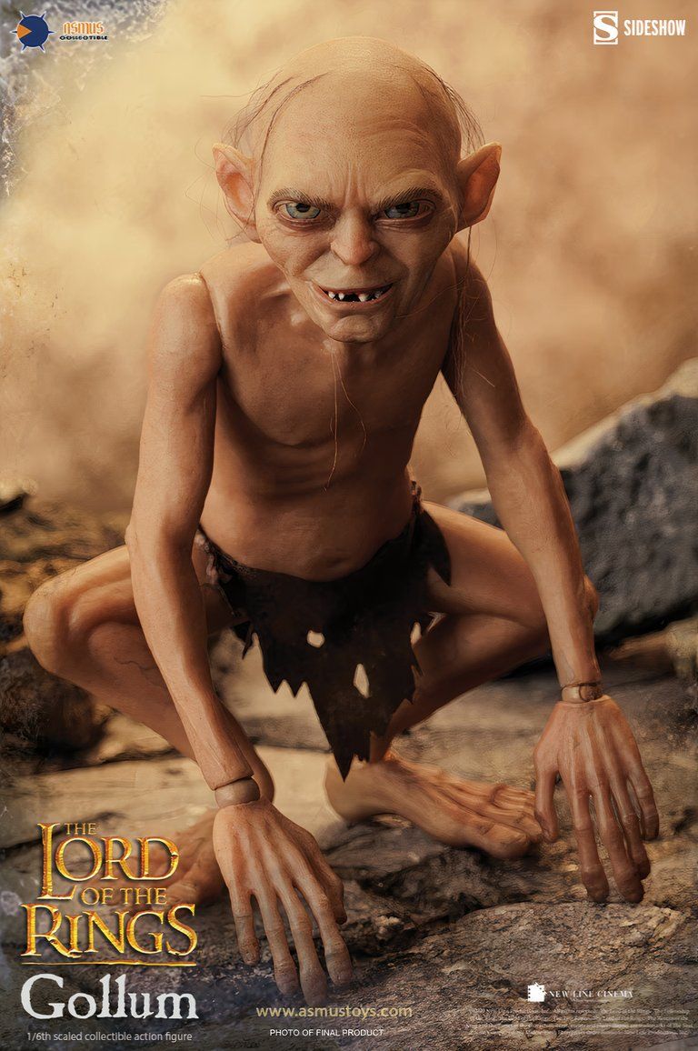 El Señor de los Anillos: Se revelan las figuras realistas de Gollum y Smagol en escala 1/6